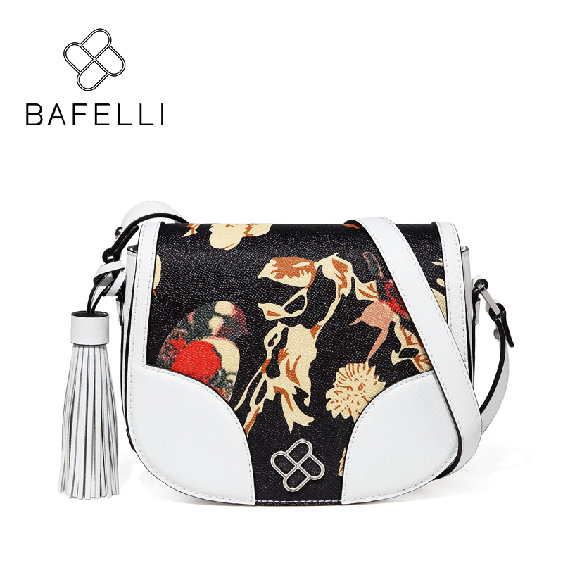 

BAFELLI White, мешок плеча женщины tassel