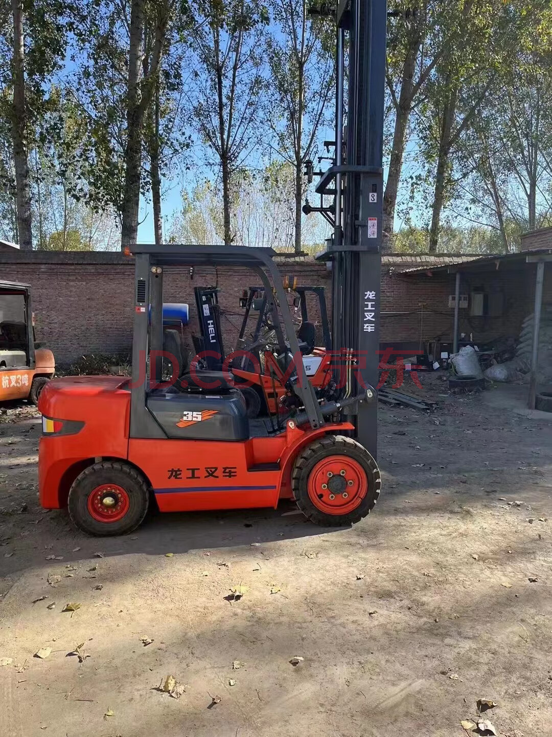 【资产处置】龙工3.5吨叉车起升6米准新车状态用了600小时(天津)t