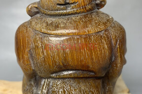 邯郸市中级人民法院关于旧藏疑似犀牛角财神第一次拍卖的公告