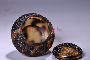 邯郸市中级人民法院关于旧藏宫廷御用雅玩镂空雕刻玳瑁蛐蛐罐蛐蛐盒一