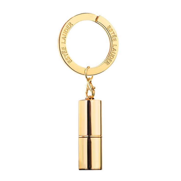 雅诗兰黛esteelauder纯色晶亮金色花漾水晶唇膏口红1.