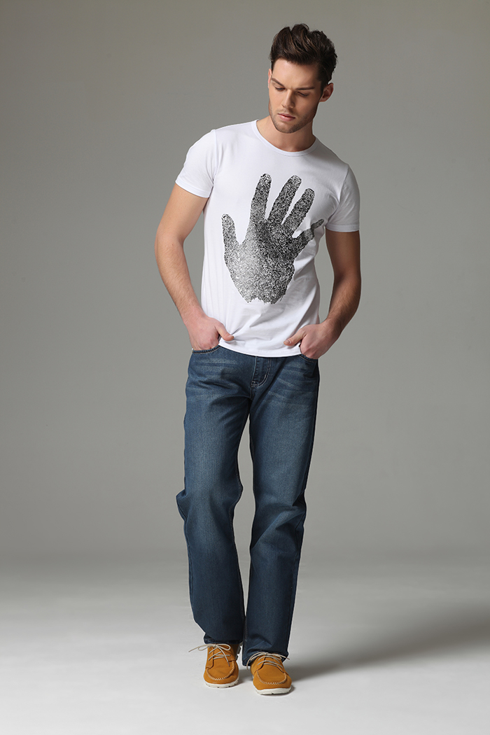 jackiepark 水手公园2013新款 品牌时尚牛仔裤 男 时尚休闲男士长裤子