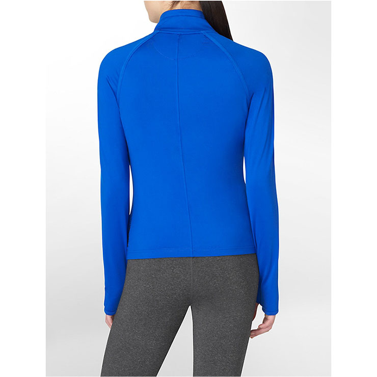 thumb holes tagless tonal topstitching seaming details 23" from