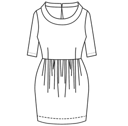 佩拉琪paellacia 2013夏季新款 复古黑白波点桑蚕丝夏季连衣裙 白底黑