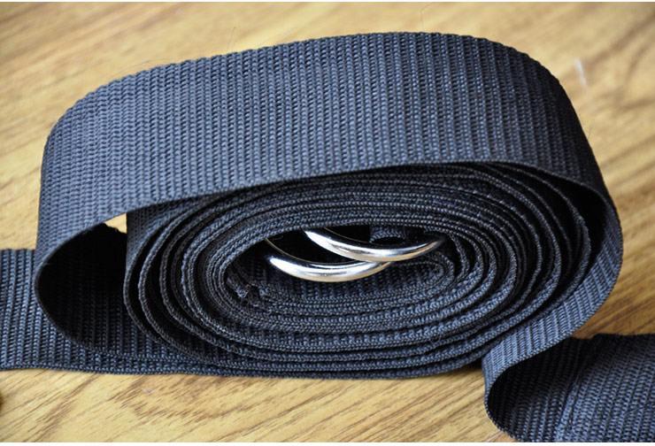 三极户外(tripolar) 吊床专用安全绑带 尼龙绑带 配 s形挂扣 黑色 tp