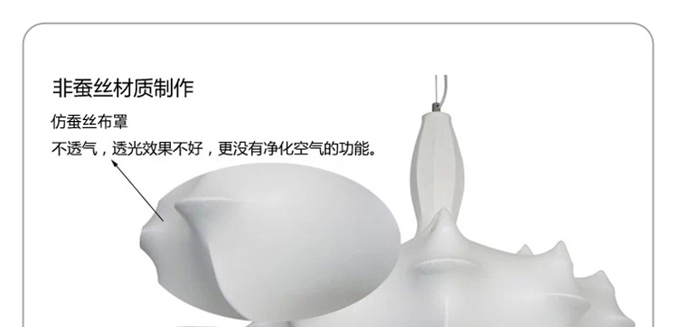 比月吊灯餐厅现代卧室餐厅书房灯具蚕丝灯饰布艺吊灯3200