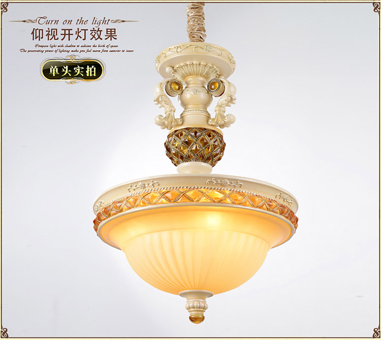 奥薇 欧式简约艺术餐厅吊灯客厅卧室吊灯1049p 6D