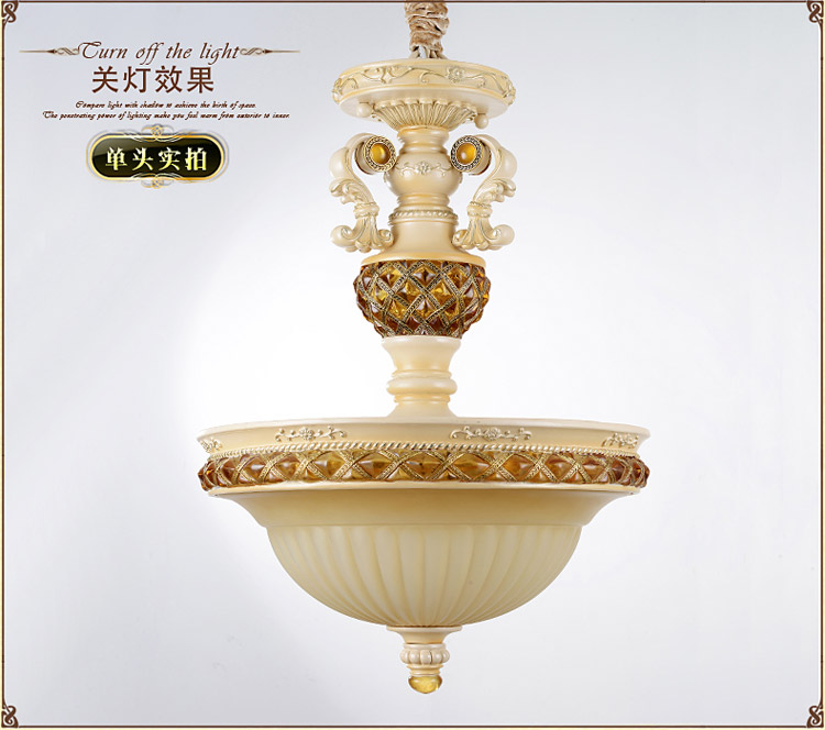 奥薇 欧式简约艺术餐厅吊灯客厅卧室吊灯1049p 6D