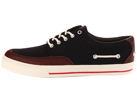 隆恩美国代购正品拉夫劳伦男款 vance side lace 日常休闲帆布板鞋