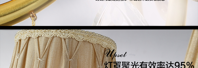 金达欧式全铜吊灯 k9水晶 餐厅 简约美式 客厅灯TB1025系列金 12+6头