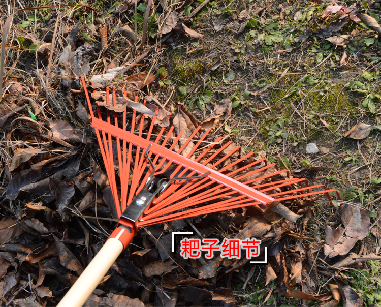 2104新款园艺园林工具农具草种播种专用耙子搂草筢子水草铁杷耙落叶