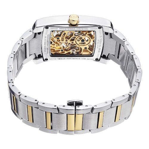 332g131 classic gatsby elite mechanical skeleton gold tone dial