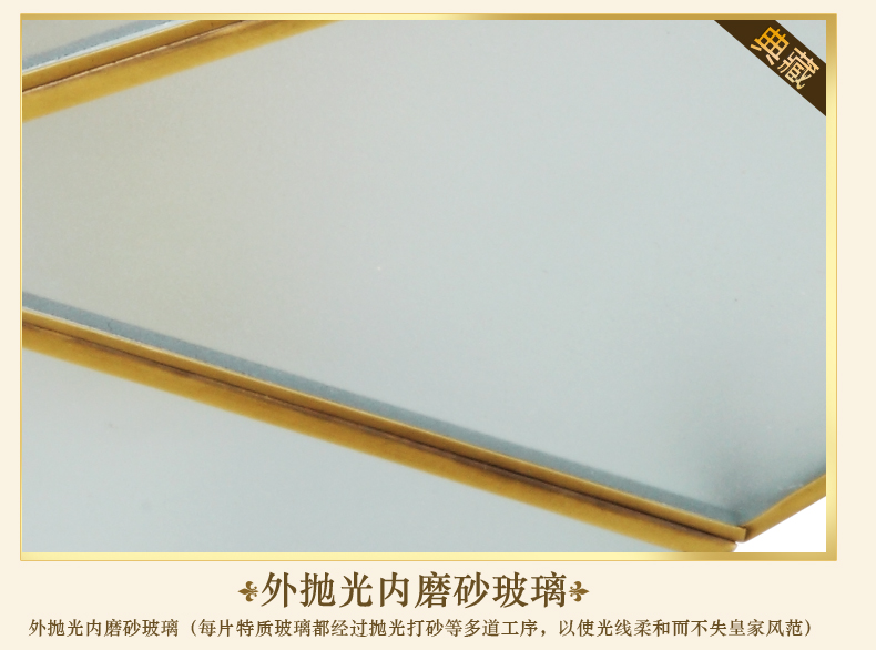 奥薇 铜吸顶灯 全铜灯简约现代 美式卧室灯 欧式吸顶灯1076c 3s