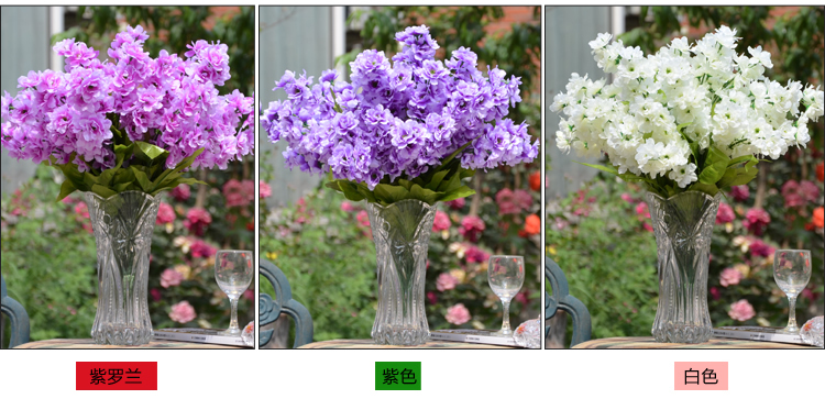 
                                        【畅宁】仿真花 11头飘雪梅 3束（不含瓶） 假花装饰花瓶塑料花绢花干花客厅花卉花艺 (混合3束)                