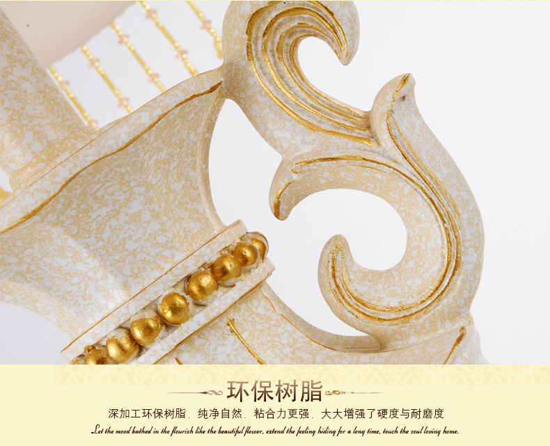 朗硕 欧式卧室床头台灯婚庆创意田园床头灯温馨装饰台灯MT1103