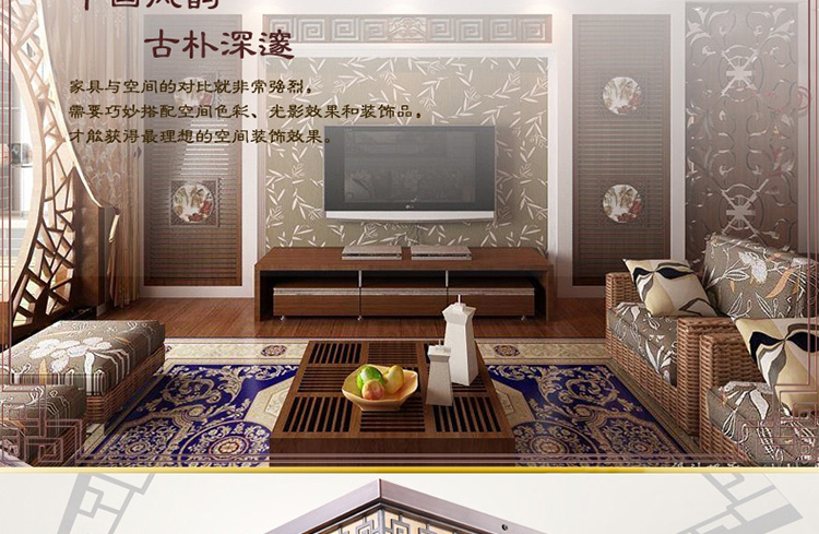现代全铜中式吸顶灯 西班牙天然云石吸顶灯 客厅书房灯具灯饰MD05010系列 55*55*13CM