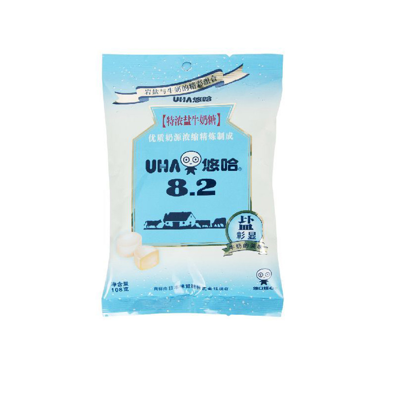 悠哈 特浓盐牛奶糖108g/包