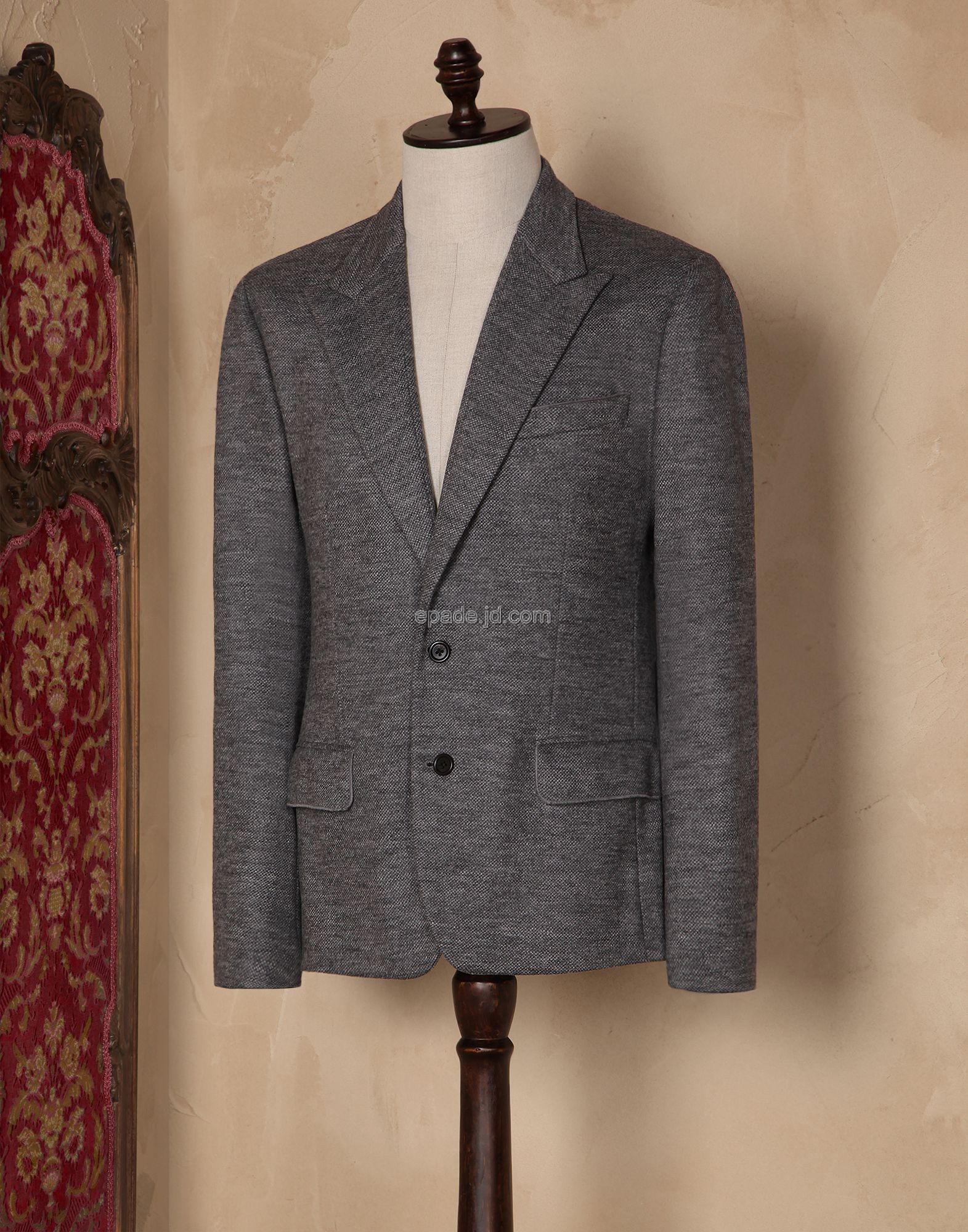 代购dolce&gabbana杜嘉班纳新款男装西服外套 灰色长袖49134144nd