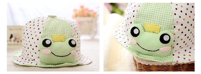 阿卡手工 清爽春夏季 小青蛙宝宝帽子 材料包 非成品 小