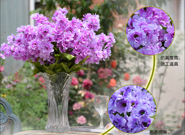 
                                        【畅宁】仿真花 11头飘雪梅 3束（不含瓶） 假花装饰花瓶塑料花绢花干花客厅花卉花艺 (混合3束)                