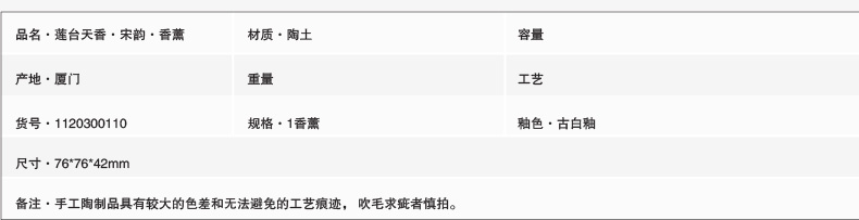 
                                        万仟堂 陶瓷香薰炉香炉 沉香炉 莲台天香                