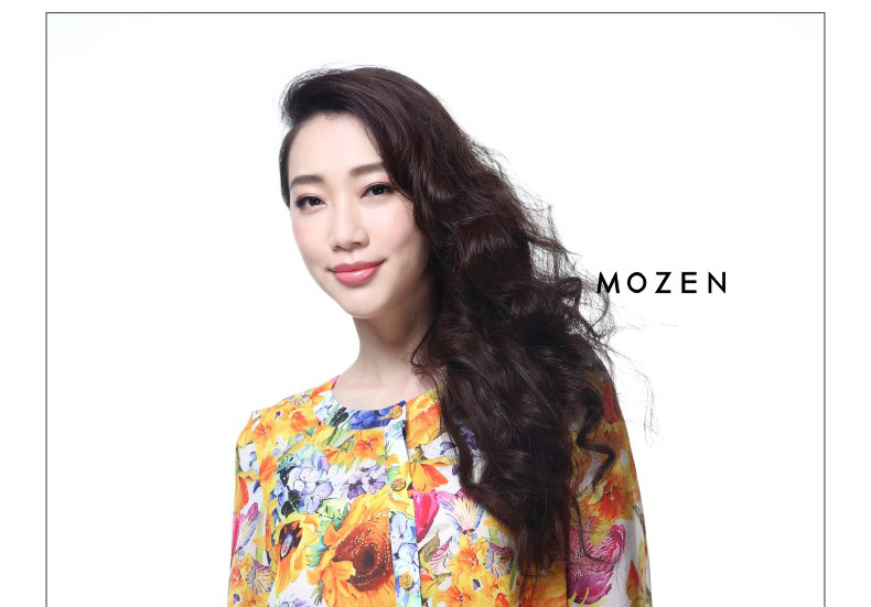 木真了女装2016夏装新品七分袖雪纺衫休闲宽松黄印花女上衣42723 13浅黄色 M