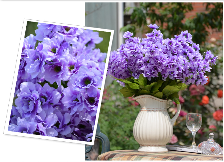 
                                        【畅宁】仿真花 11头飘雪梅 3束（不含瓶） 假花装饰花瓶塑料花绢花干花客厅花卉花艺 (混合3束)                