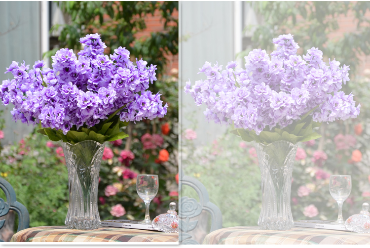 
                                        【畅宁】仿真花 11头飘雪梅 3束（不含瓶） 假花装饰花瓶塑料花绢花干花客厅花卉花艺 (混合3束)                