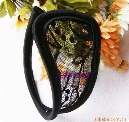 透视c字裤 透明蕾丝女式情趣内裤女 真人实拍情趣内衣情趣用品