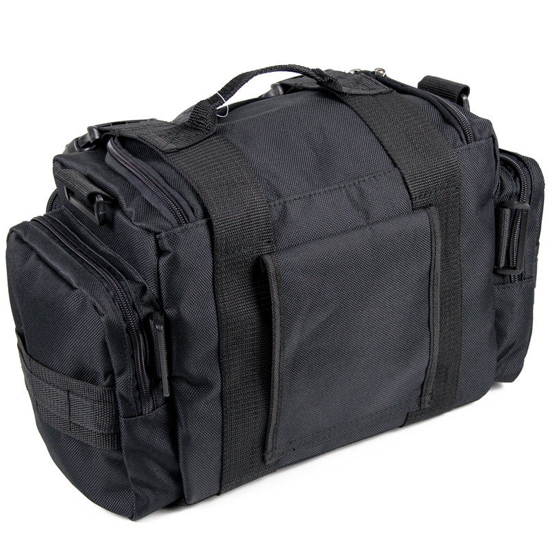 LAOA double-layer thickened electrician repair tool waist bag tool bag tool bag repair bag shoulder electrician bag 15 inches 15-inch square multi-functional repair bag LA212817