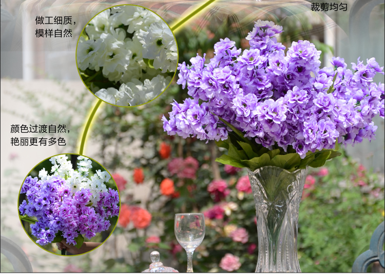 
                                        【畅宁】仿真花 11头飘雪梅 3束（不含瓶） 假花装饰花瓶塑料花绢花干花客厅花卉花艺 (混合3束)                