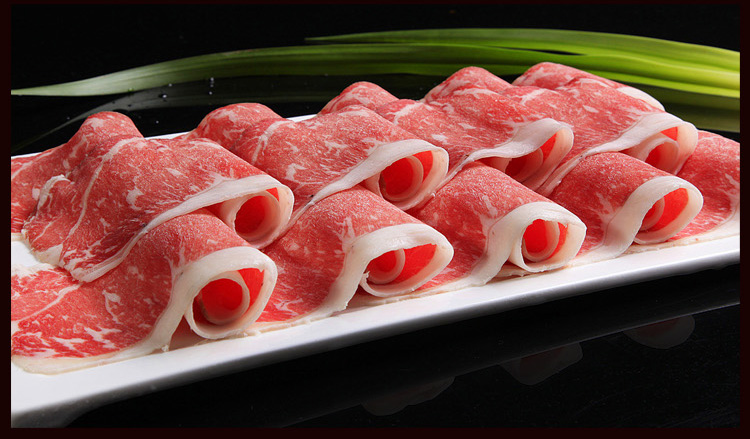 唐人基至尊双层肥牛卷200g/份牛肉卷肥牛片澳门豆捞菜品火锅食材 新鲜