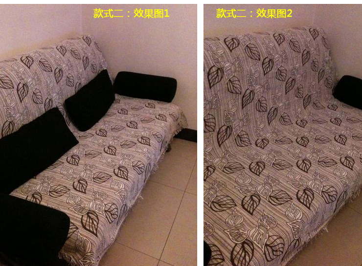 
                                        永希沙发巾沙发套罩布艺 防滑加厚雪尼尔沙发巾全盖 耐脏沙发罩 沙发套罩全盖 沙发靠背巾 白加黑 三人座                
