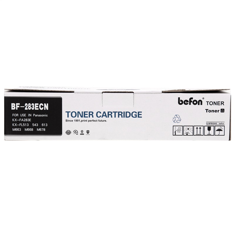 得印KX-FAC283ECN粉盒 适用松下FLM663CN/668CN/653CN/678CN墨盒KX-FL513CN/543CN/613CN复印机碳粉盒