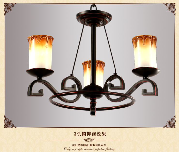 蒙特丽 客餐厅卧室灯CH028 美式田园复古吊灯 梵塞奥玎(B) 21头别墅工程款 配送led灯泡(E27黄光5W)