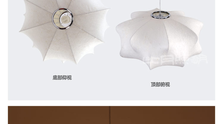 比月照明 宜家客厅卧室灯餐厅酒店会所工程灯具客厅天然蚕丝艺术吊灯3197