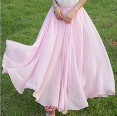 迈尔菲斯myfaith 682014新款雪纺拖地长裙女夏潮仙女高