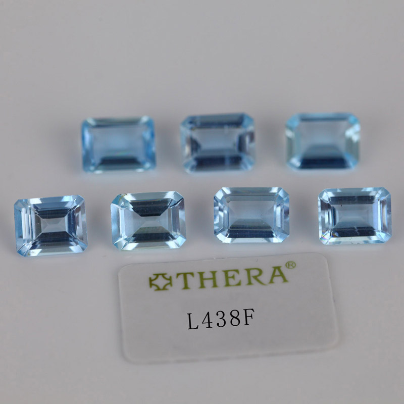 TIYA colored gemstones, aquamarine, loose aquamarine stones, colored gemstone aquamarine, gift of love, national inspection certificate L438F 1.59 carat