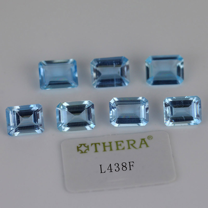 TIYA colored gemstones, aquamarine, loose aquamarine stones, colored gemstone aquamarine, gift of love, national inspection certificate L438F 1.59 carat