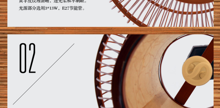 比月吊灯客厅餐厅茶楼灯具现代简约创意东南亚书房过道竹吊灯3230 小号