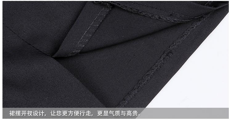 
                                        衫博正装裙女2017夏薄款黑色一步裙半身裙子工装裙商务裙包臀裙毛呢大码 黑色 腰围1.9尺                