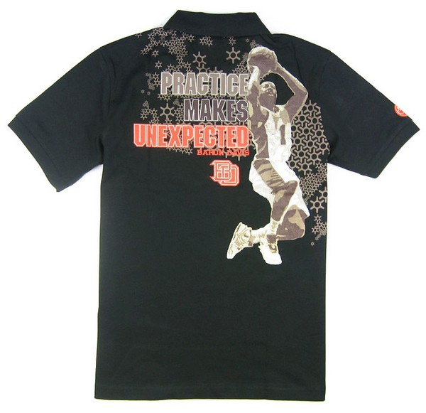 特点介绍 李宁篮球系列男子短袖polo衫,nba-baron davis拜伦戴维斯