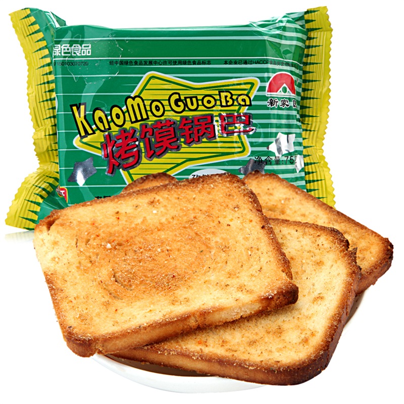 新家园烤馍锅巴孜然味75g