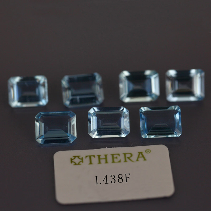 TIYA colored gemstones, aquamarine, loose aquamarine stones, colored gemstone aquamarine, gift of love, national inspection certificate L438F 1.59 carat