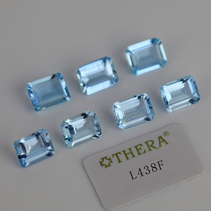 TIYA colored gemstones, aquamarine, loose aquamarine stones, colored gemstone aquamarine, gift of love, national inspection certificate L438F 1.59 carat