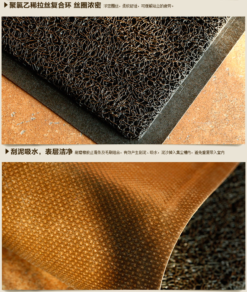 
                                                            轩皇世家进门地垫门垫脚垫家用入户垫子门口门厅欢迎光临入户门入门防滑蹭脚垫 红底黄字笑脸 60*90cm                