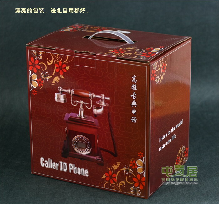 
                                                            欧式仿古电话机/复古电话机/带免提背光来显/5101A 背光版                