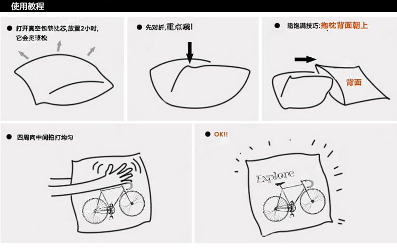 
                                        木有年轮抱枕 美式简约 厚款棉麻抱枕北欧办公室沙发靠枕靠垫 Q396 45*45含枕芯                