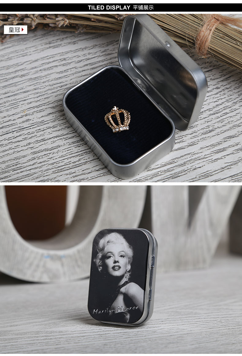 uo/联邦欧诗兰男装 高档男士胸针 西装衬衫领针 皇冠