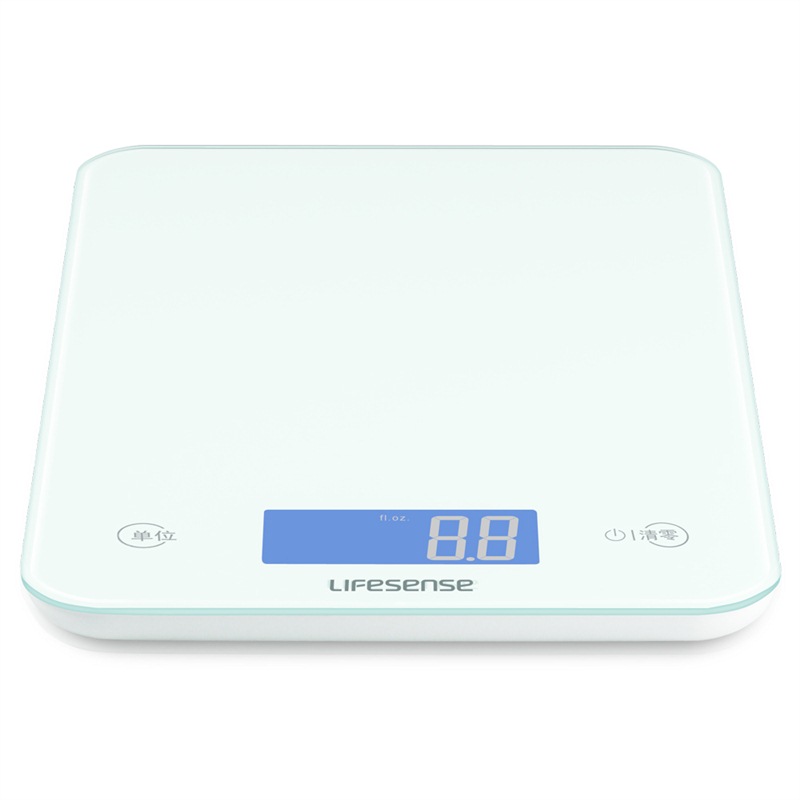 Lexin GKS-866 Kitchen Scale Baking Scale Electronic Scale Accurate 1g High-precision Electronic Baking Scale Electronic Kitchen Scale (White Practical Model)